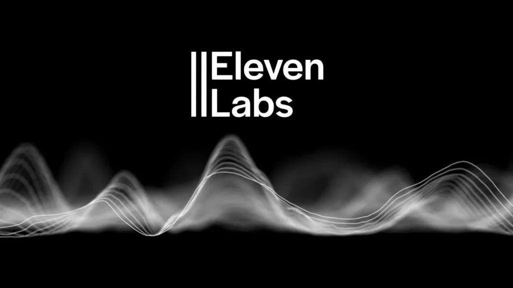The Ultimate AI Side Hustle: Make $200+ Online Using Google Translate ElevenLabs logo, a modern design in black and white.